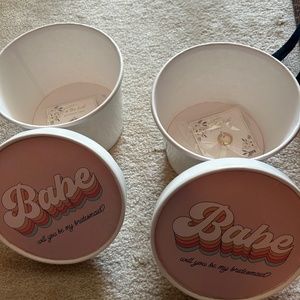 Bridesmaid Box with Ring for bridesmaid gift